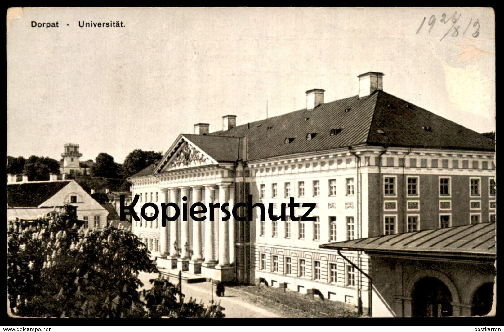 ALTE POSTKARTE DORPAT UNIVERSITÄT TARTU ESTONIA Estland University Eesti Ansichtskarte AK Cpa Postcard - Estonie