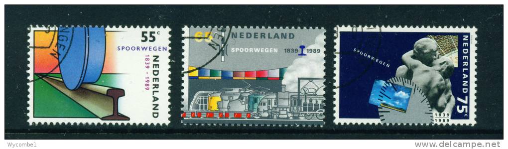 NETHERLANDS  -  1989  Railways  Fine Used - Gebruikt