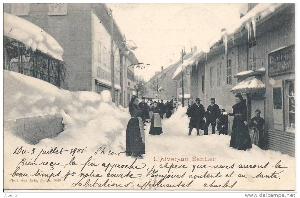 L865 - Le Sentier  L'Hiver Au Sentier - Le Chenit