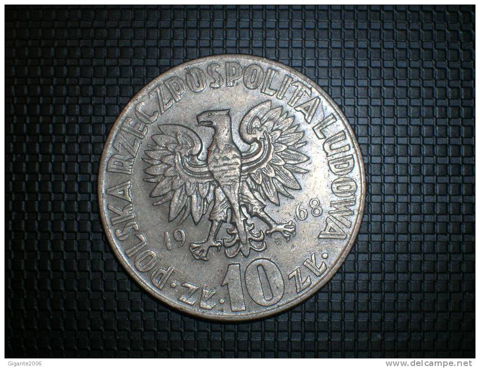 Polonia 10 Zloty 1968 Koperniko (4852) - Polen