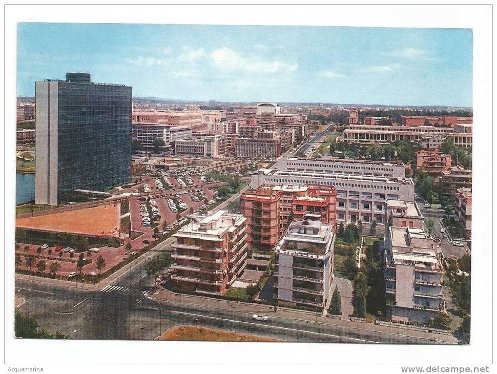 ROMA EUR. - Panorama - Cartolina FG C V 1968 - Exhibitions