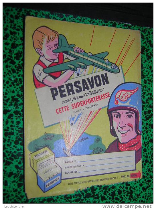 PROTEGE CAHIER PUBLICITAIRE SAVON PERSAVON - Protège-cahiers