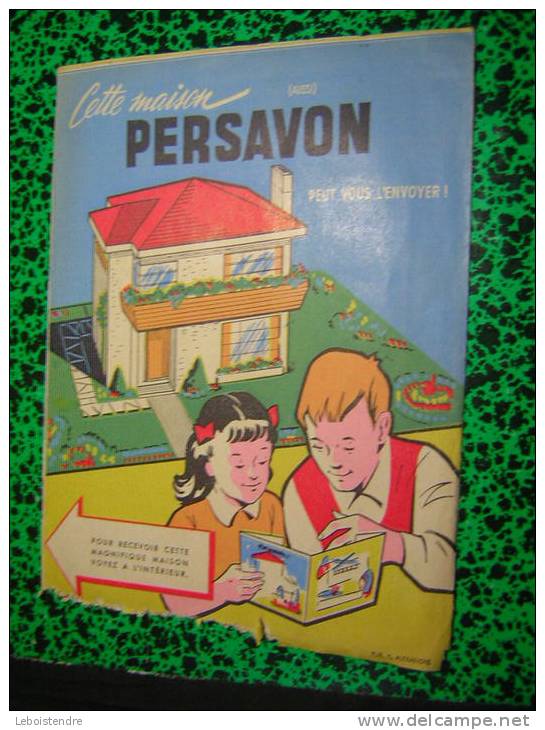 PROTEGE CAHIER PUBLICITAIRE SAVON PERSAVON - Protège-cahiers