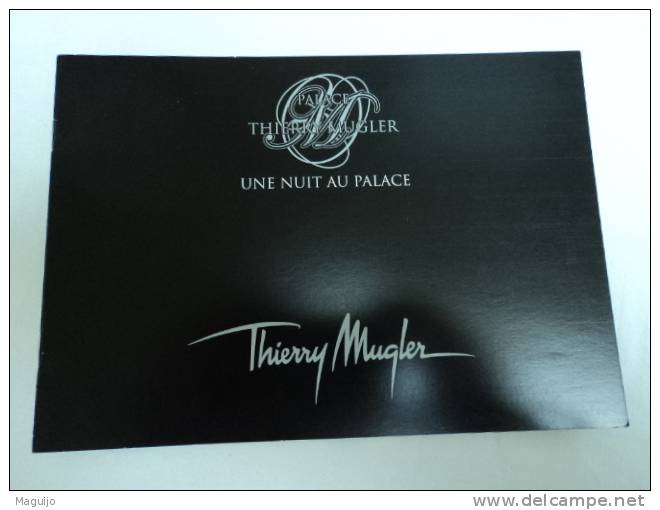 MUGLER :"UNE NUIT AU PALACE"   LIRE TRES ATTENTIVEMENT     !!! - Miniatures Womens' Fragrances (without Box)