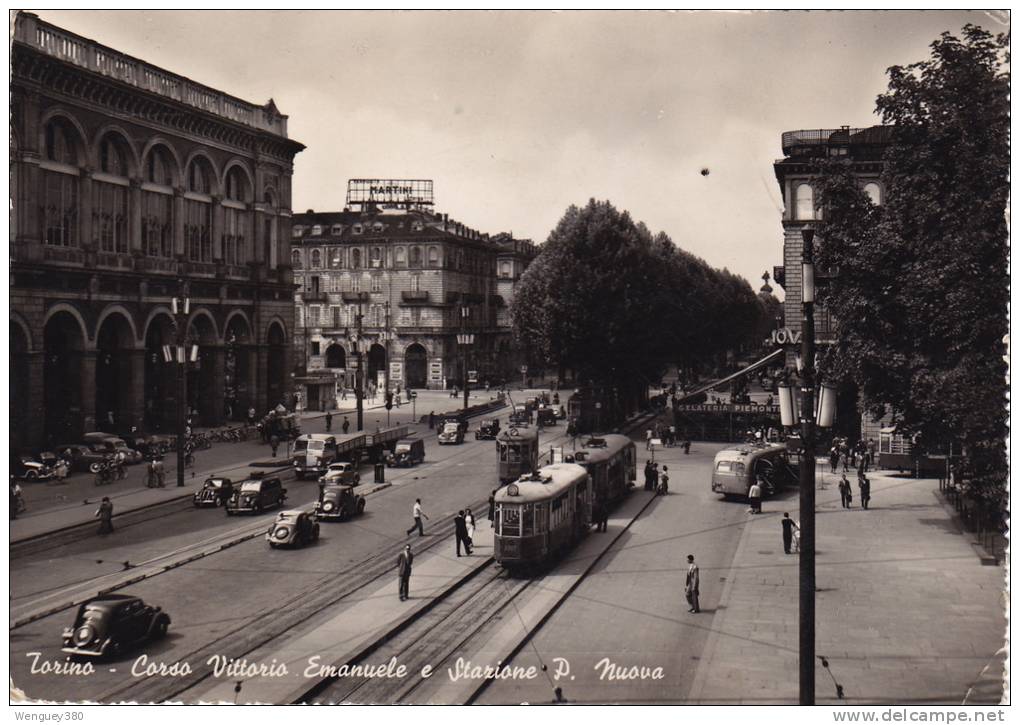 TORINO -Corso Vittorio Emanuelle E Statione P. Nuova - Stazione Porta Nuova