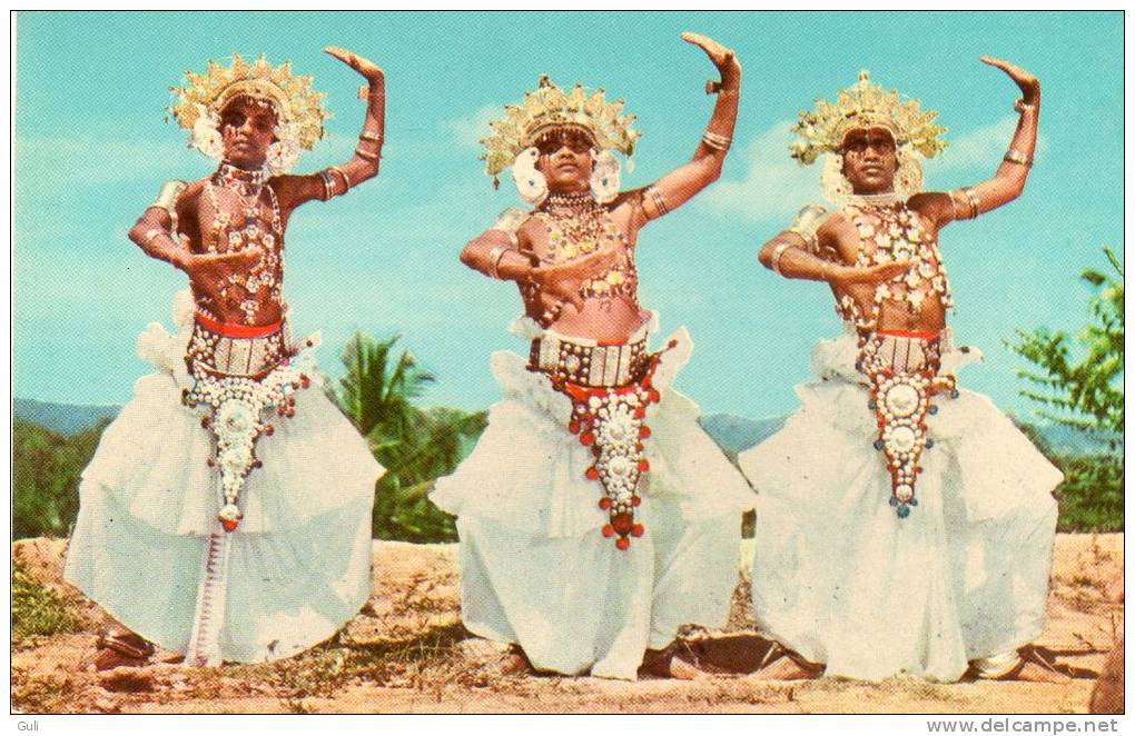 Asie > (Sri Lanka )  Kandyan Dancers  CEYLON ( Editions : Ceylon Pictorials CP-43) *PRIX FIXE - Sri Lanka (Ceylon)