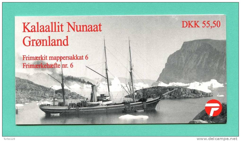 GROENLAND 1998 Carnet  N° C306a ** Complet Neuf  = MNH Superbe Cote 65 € Bateaux Boats Ships Sailboat Transports - Booklets