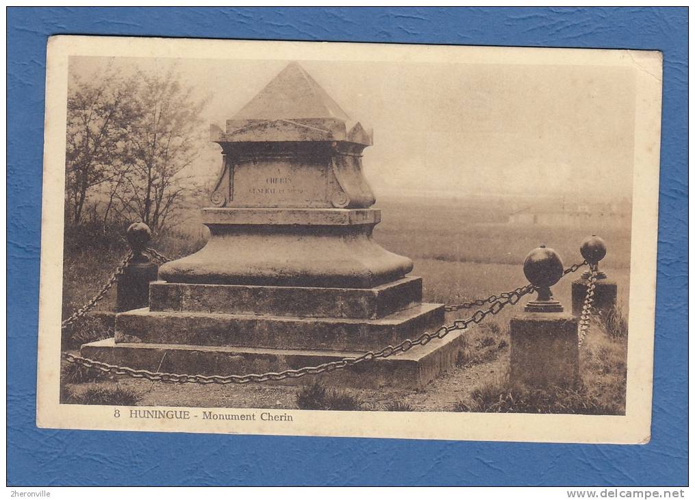 CPA - HUNINGUE -  Monument Cherin - Huningue