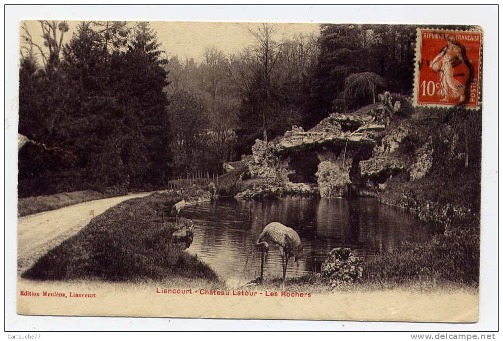 K21 - LIANCOURT - Château LATOUR - Les Rochers (1913) - Liancourt