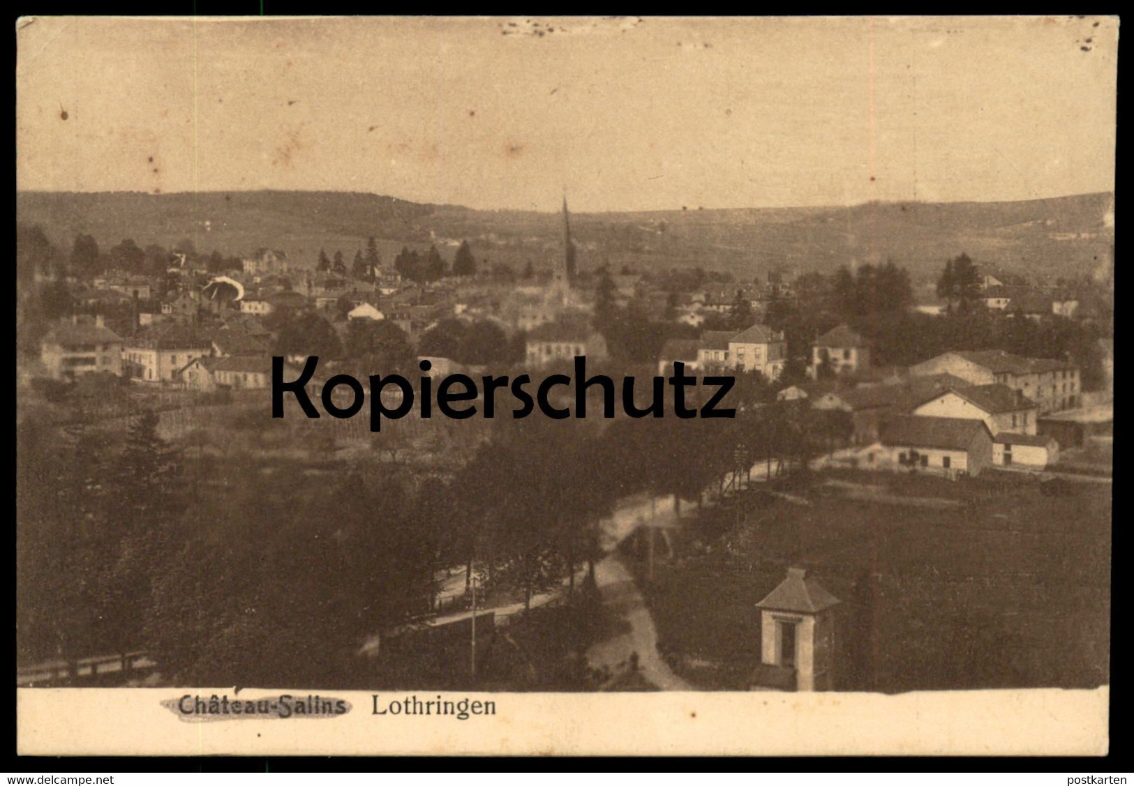 ALTE POSTKARTE CHATEAU-SALINS PANORAMA Lorraine Lothringen Moselle Cpa Postcard AK Ansichtskarte - Lothringen