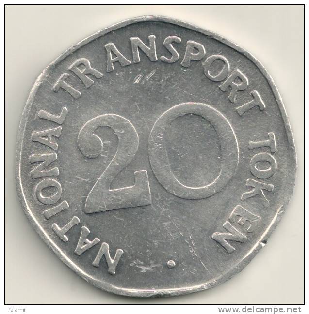 Great Britain - National Transport  20 Pence  -Transport  Token - Altri & Non Classificati