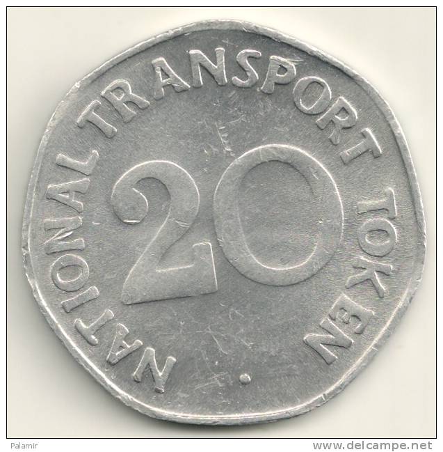 Great Britain - National Transport  20 Pence  -Transport  Token - Altri & Non Classificati