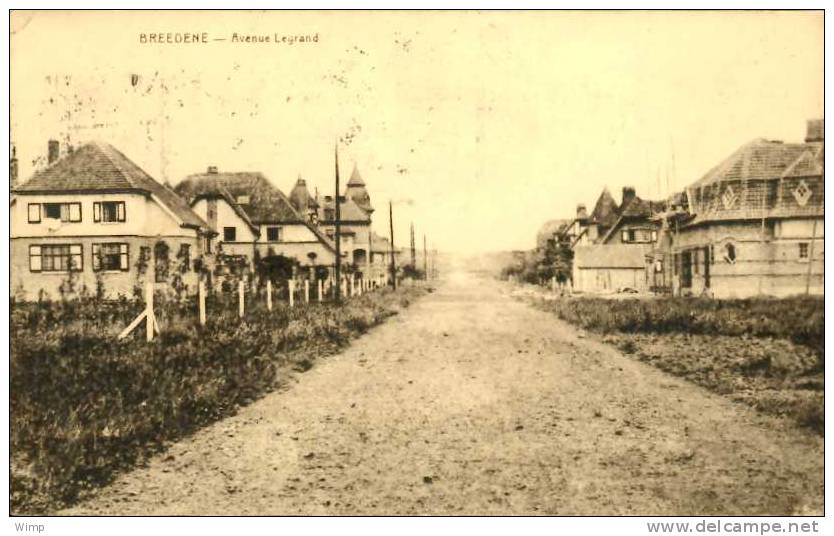 Bredene - Avenue Legrand - Verschillende Villas Rond 1930 - Bredene