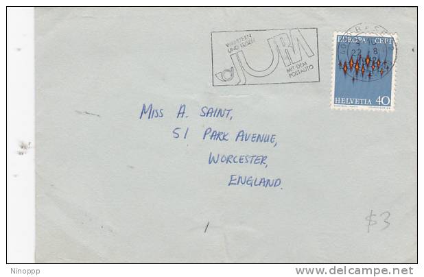 Switzerland 1972 Europa Stamp On Cover - 1972