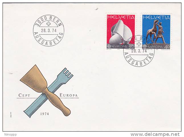 Switzerland 1974 Europa FDC - 1974