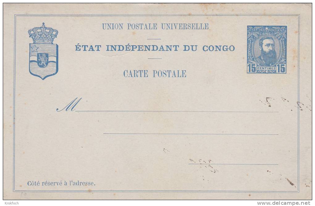 Congo Belge - Entier Carte CP 11 15 Centimes - Stationery Ganzsache - Ganzsachen