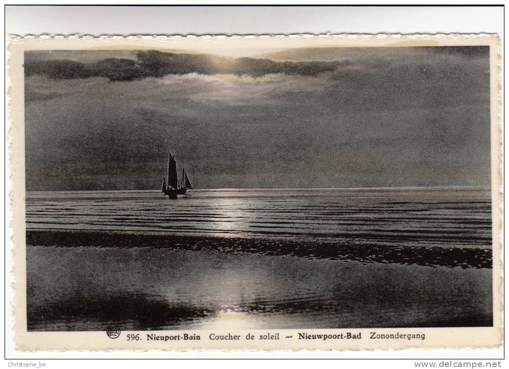 Nieuwpoort, Nieuport, Zonondergang (pk8258) - Nieuwpoort