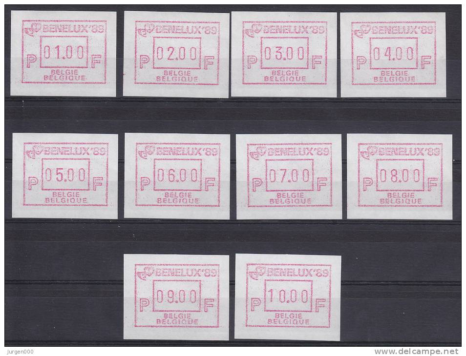 België, 19 **, 01.00-10.00 (ATM001) - Machine Labels [ATM]