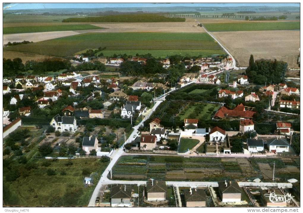 77-CESSON..ROUTE DE PARIS ET CHARLES MONNIER...VUE AERIENNE...CPSM GRAND  FORMAT - Cesson