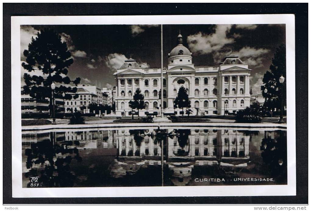 RB 913 - Real Photo Postcard - Universidade - Curitiba Brazil Brasil - Curitiba