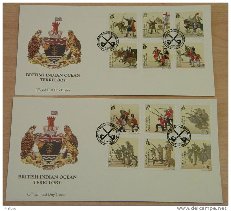 BIOT 2010 Great Battles 2 FDC - British Indian Ocean Territory (BIOT)