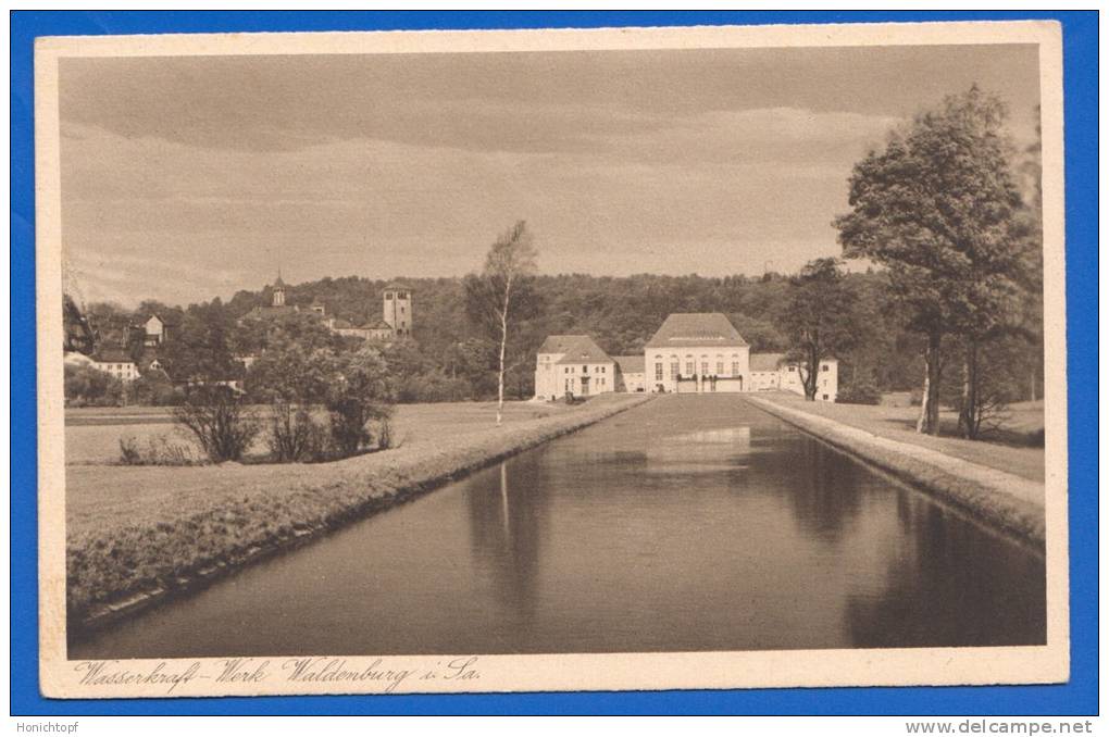 Deutschland; Waldenburg Sachsen; Wasserkraft Werk - Waldenburg (Sachsen)