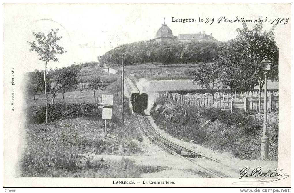 LANGRES  LA CREMAILLERE - Langres