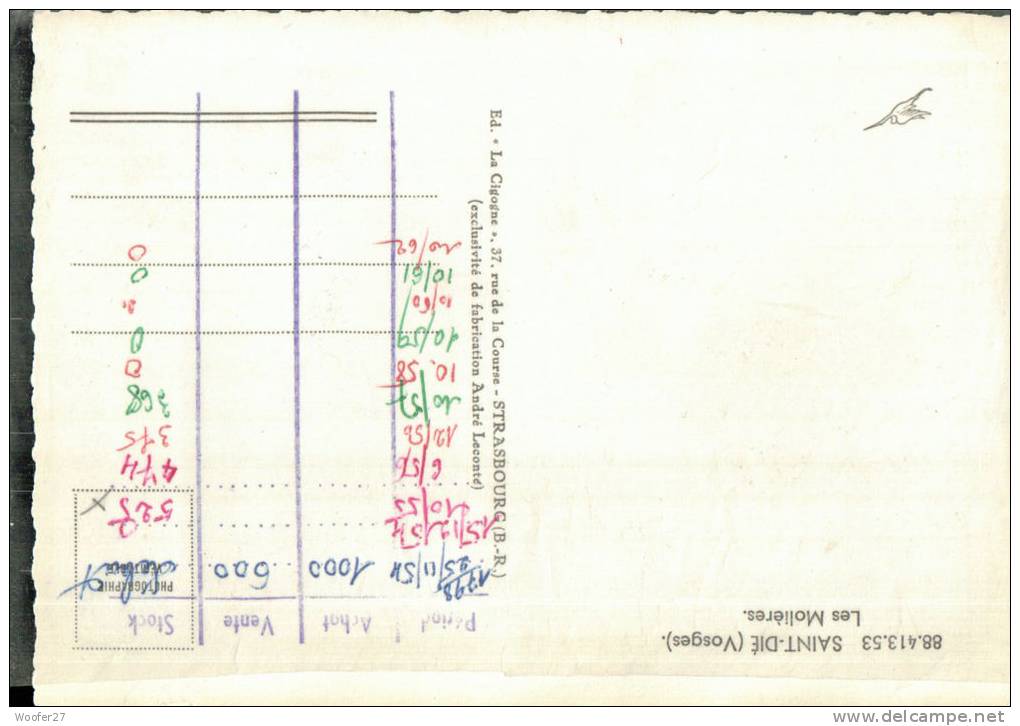 CPSM   SAINT DIE     Les Molières - Saint Die