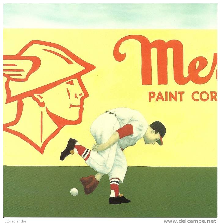 Sport, Baseball, Mercury 1995 / New York / Advertising / Référence Dieu Mercure, Publicité / Painting Vincent Scilla - Honkbal