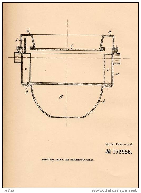 Original Patentschrift - Neufeldt & Kuhnke In Kiel Und Delmenhorst , 1905 , Schiffskompaß , Kompaß , Kompass , Schiff !! - Technik & Instrumente