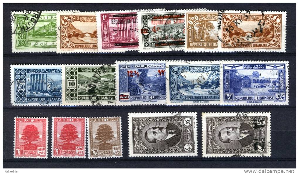 Lebanon / Liban / Libanaise, Lot Of 96 Used Stamps, 4 Scans, Cat.value: 70 Euro, (READ!!!) - Libanon