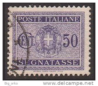 Italia Regno - Segnatasse: 50 C. Violetto - 1934 - Postage Due