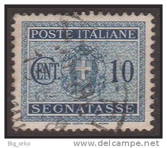 Italia Regno - Segnatasse: 10 C. Azzurro - 1934 - Taxe