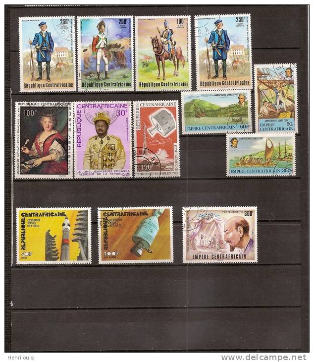 CENTRAFRIQUE  Lot De Timbres Oblitérés    (ref 524 ) - Kilowaar (max. 999 Zegels)