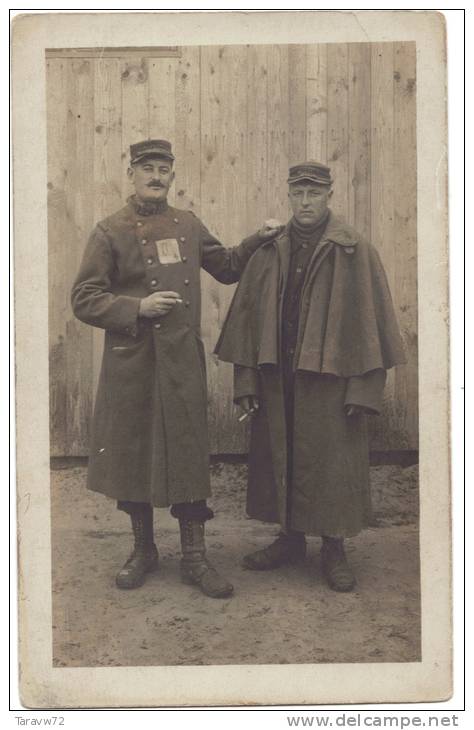 CARTE PHOTO MILITAIRE (2 SCANNS) - War 1914-18