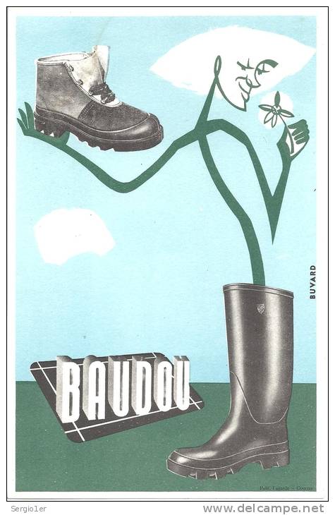 Buvard  Chaussure Botte Baudou  Fleur - Chaussures