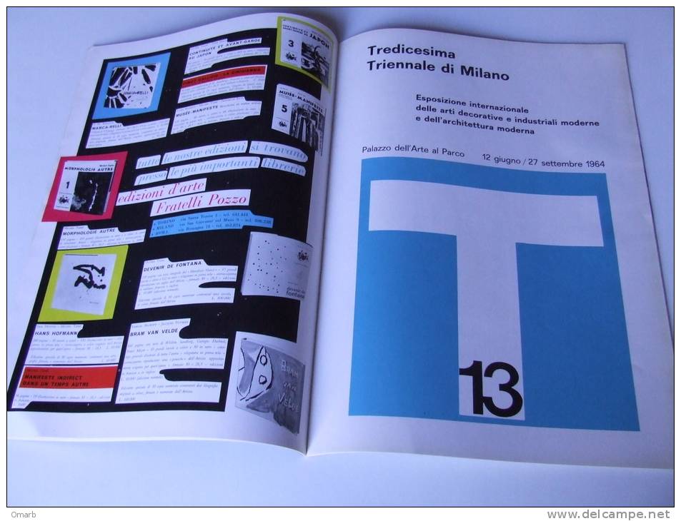 Lib109 Le Arti Rivista Rassegna Artistica N.6 Luglio 1964 Architettura Moderna Biennale Venezia Pittore Expo Milano - Arte, Antigüedades