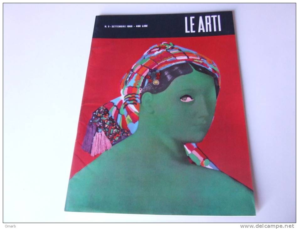 Lib114 Le Arti Rivista Rassegna Artistica 9 Sett 1965 Arte Architettura Grafica Carrà Ceramica Mostra Le Corbusier - Arts, Antiquity