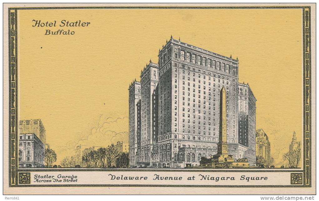 U.S.A. -  NEW YORK - HOTEL STATLER BUFFALO - Buffalo