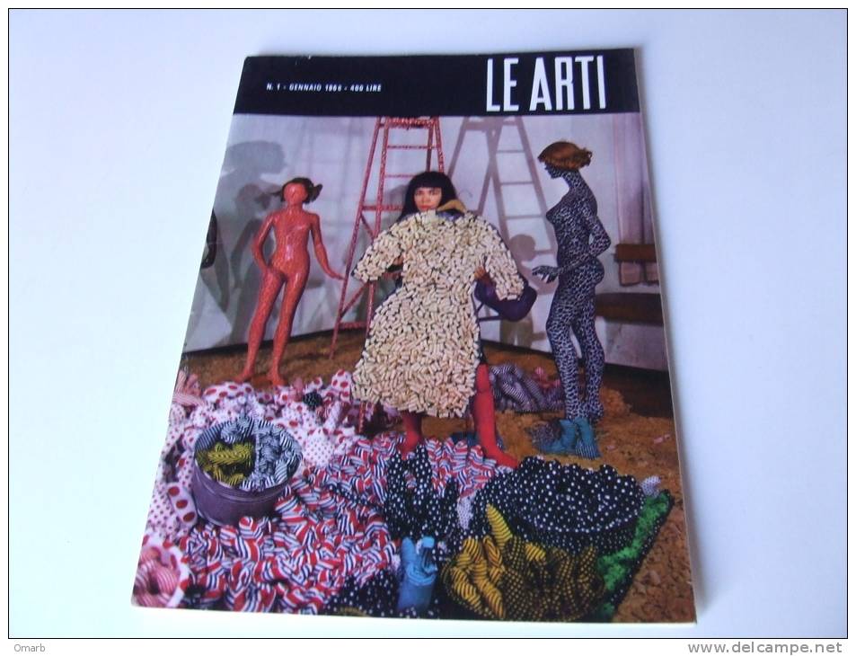 Lib115 Le Arti Rivista Rassegna Artistica 1 Gen 1966 Arte Architettura Grafica Bruegel Tozzi Architettura Razionale - Kunst, Antiquitäten