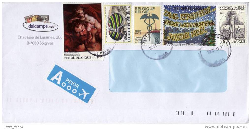 BELGIO ~ Storia Postale ~ Busta Del 2011 - Lettres & Documents