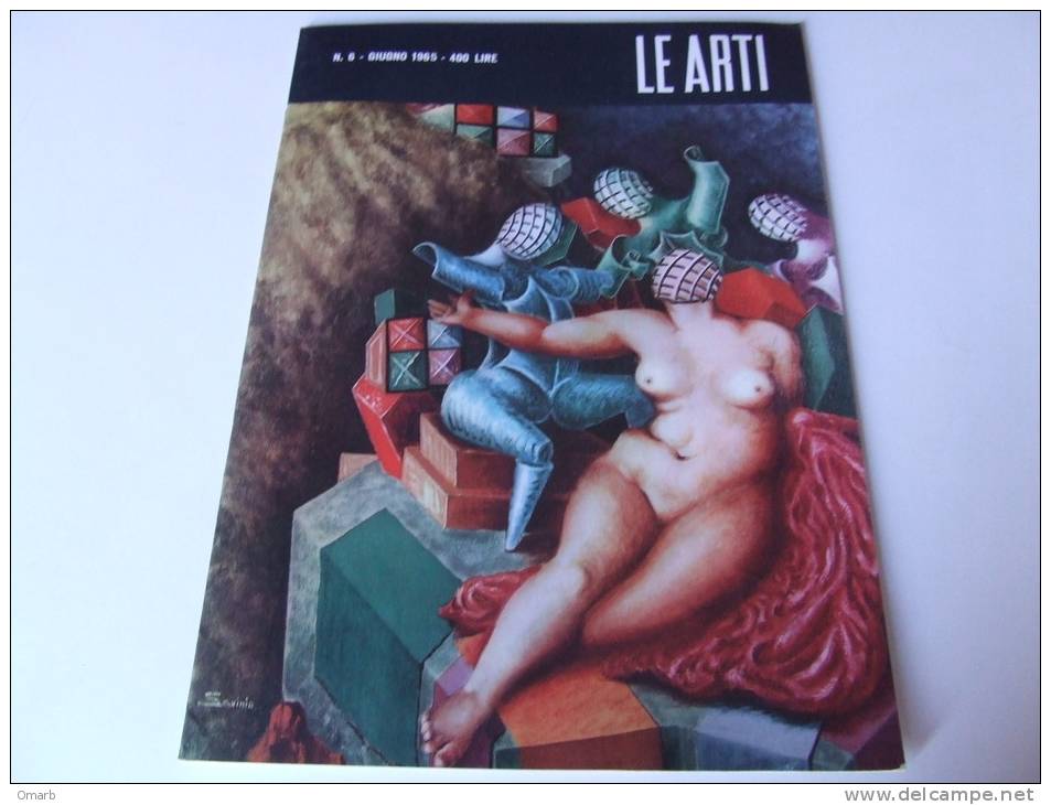 Lib126 Le Arti Rivista Rassegna Artistica 6 Giugno 1965 Arte Architettura Grafica Daumier De Chirico Pittore Urbanistica - Kunst, Antiek