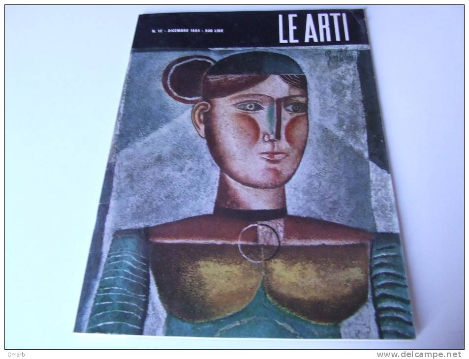 Lib130 Le Arti Rivista Rassegna Artistica N.12 Dicembre 1964 Arte Architettura Grafica Artisti Astrattismo Munari - Kunst, Antiquitäten