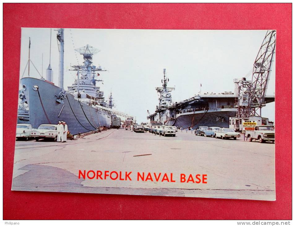 VA - Virginia > Norfolk    Naval Base Aircraft Carrier   Classic Autos ===  ==   = == Ref 800 - Norfolk