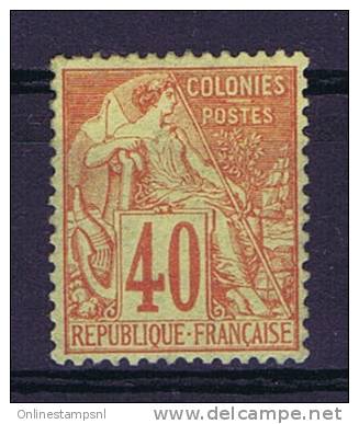 Colonies Francaises: Yv. 57 MH/* - Alphee Dubois