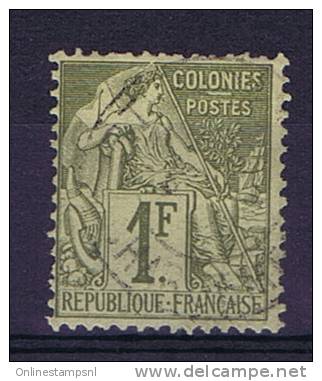 Colonies Francaises: Yv. 59 Used Obl - Alphee Dubois