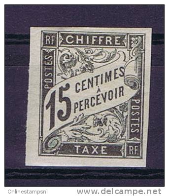 Colonies Francaises:  Taxe Yv. 7 MH/* - Taxe