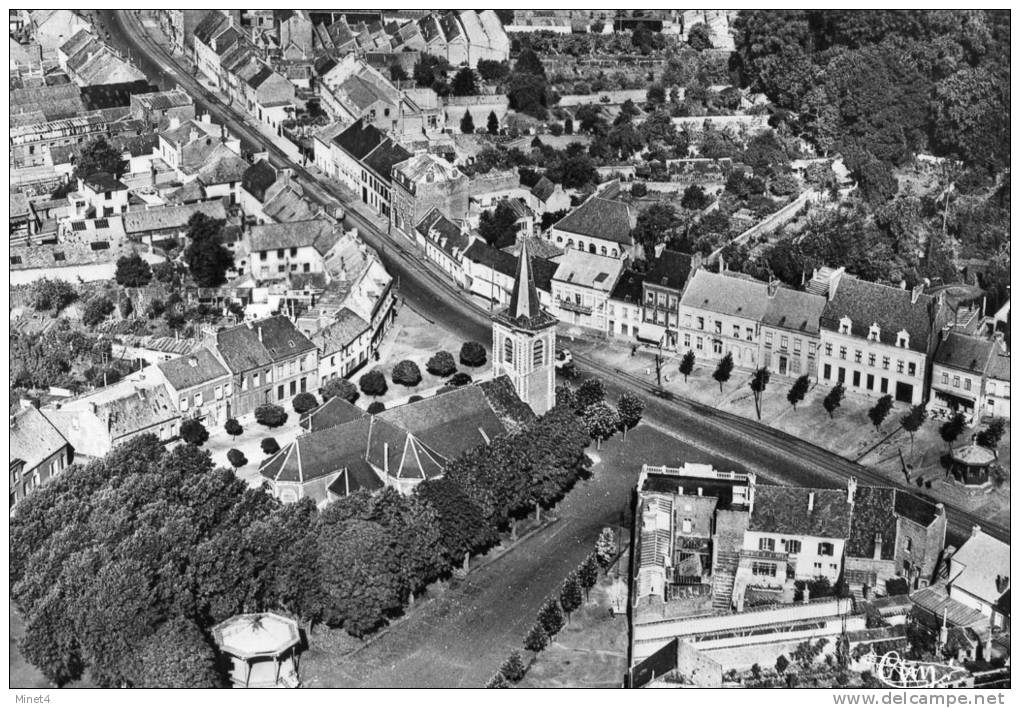 59 RAISMES VUE AERIENNE EGLISE ST NICOLAS - Raismes