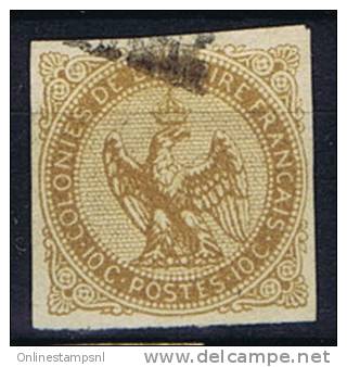 Colonies Francaises: Yv Nr 3 Used  Obl - Águila Imperial