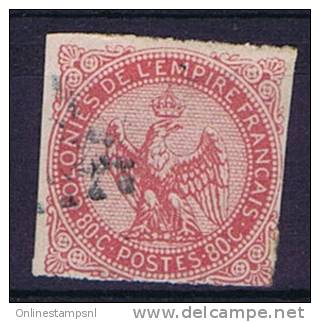 Colonies Francaises: Yv Nr 6 Used  Obl - Eagle And Crown